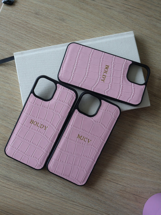 Cocodrile Case   rosado